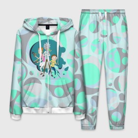 Мужской костюм 3D с принтом Rick, Morty и Summer в городе Новоалтайск, 100% полиэстер | Манжеты и пояс оформлены тканевой резинкой, двухслойный капюшон со шнурком для регулировки, карманы спереди | cn_1978961_019068 | rick and morty | summer weapons | vdpartat | рик и морти