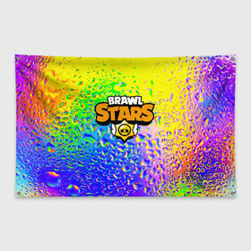 Флаг-баннер с принтом Brawl Stars в городе Новоалтайск, 100% полиэстер | размер 67 х 109 см, плотность ткани — 95 г/м2; по краям флага есть четыре люверса для крепления | 2020 | android | brawl stars | crow | games | leon | mobile game | stars | бравл старс | ворон | игры | леон | мобильные игры