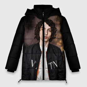 Женская зимняя куртка 3D с принтом finn wolfhard в городе Новоалтайск, верх — 100% полиэстер; подкладка — 100% полиэстер; утеплитель — 100% полиэстер | длина ниже бедра, силуэт Оверсайз. Есть воротник-стойка, отстегивающийся капюшон и ветрозащитная планка. 

Боковые карманы с листочкой на кнопках и внутренний карман на молнии | finn wolfhard | очень странные дела | финн вулфард