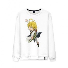 Мужской свитшот хлопок с принтом Meliodas в городе Новоалтайск, 100% хлопок |  | deadly | dragon | meliodafu | meliodas | seven | sins | wrath | гнев | грехов | дракон | мелиодас | семь