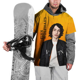 Накидка на куртку 3D с принтом finn wolfhard в городе Новоалтайск, 100% полиэстер |  | finn wolfhard | очень странные дела | финн вулфард