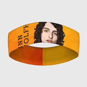 Повязка на голову 3D с принтом finn wolfhard в городе Новоалтайск,  |  | finn wolfhard | очень странные дела | финн вулфард