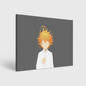 Холст прямоугольный с принтом Emma в городе Новоалтайск, 100% ПВХ |  | emma | neverland | the promised neverland | yakusoku no neverland | неверленд | неверлэнд | обещанный неверленд | эмма