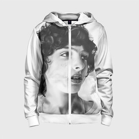 Детская толстовка 3D на молнии с принтом finn wolfhard в городе Новоалтайск, 100% полиэстер |  манжеты и пояс оформлены широкой мягкой резинкой, двухслойный капюшон со шнурком для регулировки, спереди карманы и застежка-молния
 | finn wolfhard | очень странные дела | финн вулфард