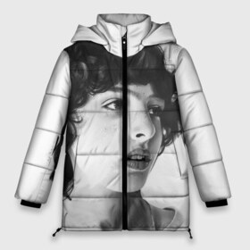 Женская зимняя куртка 3D с принтом finn wolfhard в городе Новоалтайск, верх — 100% полиэстер; подкладка — 100% полиэстер; утеплитель — 100% полиэстер | длина ниже бедра, силуэт Оверсайз. Есть воротник-стойка, отстегивающийся капюшон и ветрозащитная планка. 

Боковые карманы с листочкой на кнопках и внутренний карман на молнии | finn wolfhard | очень странные дела | финн вулфард
