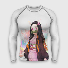 Мужской рашгард 3D с принтом Nezuko Kamado в городе Новоалтайск,  |  | demon | kamado | nezuko | slayer | камадо | недзуко | незуко | нэдзуко | нэзуко
