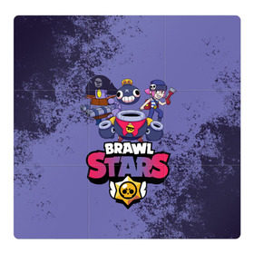 Магнитный плакат 3Х3 с принтом Brawl Stars в городе Новоалтайск, Полимерный материал с магнитным слоем | 9 деталей размером 9*9 см | brawl | brawl stars | crow | leon | stars | бравл | бравл старс | браво старс | игра | компьютерная | кров | леон | онлайн | старс