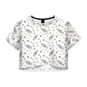 Женская футболка Crop-top 3D с принтом Central Perk в городе Новоалтайск, 100% полиэстер | круглая горловина, длина футболки до линии талии, рукава с отворотами | chandler | friends | joe | joseph | lobster | monica | phoebe | pivot | rachel | ross | дженнифер | джо | джозеф | друзья | моника | росс | рэйчел | сериал friends | сериал друзья | фиби | чендлер