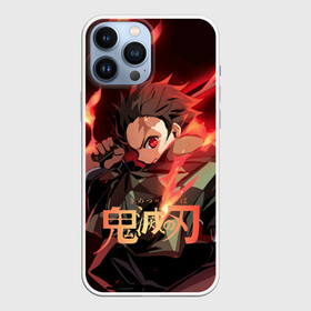 Чехол для iPhone 13 Pro Max с принтом Клинок рассекающий демонов в городе Новоалтайск,  |  | anime | demon slayer | kimetsu no yaiba | nezuko | tanjiro | аниме | клинок рассекающий демонов | клинок уничтожающий демонов | манга | нэдзуко | тандзиро