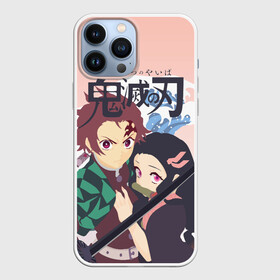 Чехол для iPhone 13 Pro Max с принтом Клинок рассекающий демонов в городе Новоалтайск,  |  | anime | demon slayer | kimetsu no yaiba | nezuko | tanjiro | аниме | клинок рассекающий демонов | клинок уничтожающий демонов | манга | нэдзуко | тандзиро
