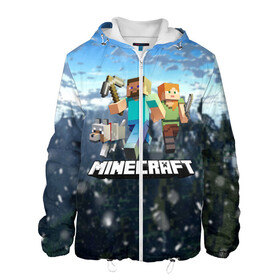 Мужская куртка 3D с принтом Minecraft / Майнкрафт в городе Новоалтайск, ткань верха — 100% полиэстер, подклад — флис | прямой крой, подол и капюшон оформлены резинкой с фиксаторами, два кармана без застежек по бокам, один большой потайной карман на груди. Карман на груди застегивается на липучку | creeper | game | minecraft | блоки | грифер | игры | квадраты | компьютерная игра | крипер | маинкрафт | майн | майнкравт | майнкрафт