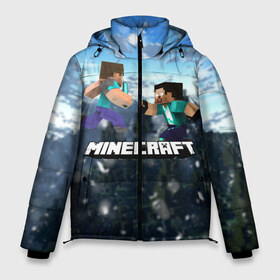 Мужская зимняя куртка 3D с принтом Minecraft Майнкрафт в городе Новоалтайск, верх — 100% полиэстер; подкладка — 100% полиэстер; утеплитель — 100% полиэстер | длина ниже бедра, свободный силуэт Оверсайз. Есть воротник-стойка, отстегивающийся капюшон и ветрозащитная планка. 

Боковые карманы с листочкой на кнопках и внутренний карман на молнии. | creeper | game | minecraft | блоки | грифер | игры | квадраты | компьютерная игра | крипер | маинкрафт | майн | майнкравт | майнкрафт