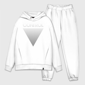 Мужской костюм хлопок OVERSIZE с принтом Control Gradient Logo в городе Новоалтайск,  |  | control | джесси | игра | контрол