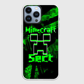 Чехол для iPhone 13 Pro Max с принтом Minecraft в городе Новоалтайск,  |  | Тематика изображения на принте: game | minecraft | mojang ab | sect | игра | инди | майнкрафт | майнкрафт секта | секта