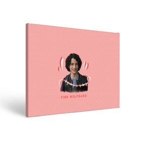Холст прямоугольный с принтом finn wolfhard в городе Новоалтайск, 100% ПВХ |  | finn wolfhard | очень странные дела | финн вулфард