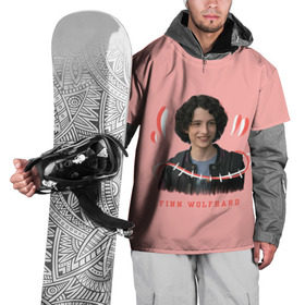 Накидка на куртку 3D с принтом finn wolfhard в городе Новоалтайск, 100% полиэстер |  | finn wolfhard | очень странные дела | финн вулфард
