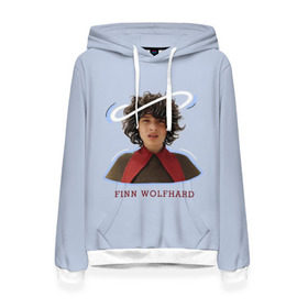 Женская толстовка 3D с принтом finn wolfhard в городе Новоалтайск, 100% полиэстер  | двухслойный капюшон со шнурком для регулировки, мягкие манжеты на рукавах и по низу толстовки, спереди карман-кенгуру с мягким внутренним слоем. | finn wolfhard | очень странные дела | финн вулфард