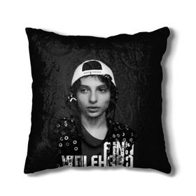 Подушка 3D с принтом finn wolfhard в городе Новоалтайск, наволочка – 100% полиэстер, наполнитель – холлофайбер (легкий наполнитель, не вызывает аллергию). | состоит из подушки и наволочки. Наволочка на молнии, легко снимается для стирки | finn wolfhard | очень странные дела | финн вулфард