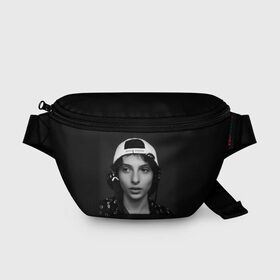 Поясная сумка 3D с принтом finn wolfhard в городе Новоалтайск, 100% полиэстер | плотная ткань, ремень с регулируемой длиной, внутри несколько карманов для мелочей, основное отделение и карман с обратной стороны сумки застегиваются на молнию | finn wolfhard | очень странные дела | финн вулфард