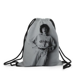 Рюкзак-мешок 3D с принтом finn wolfhard в городе Новоалтайск, 100% полиэстер | плотность ткани — 200 г/м2, размер — 35 х 45 см; лямки — толстые шнурки, застежка на шнуровке, без карманов и подкладки | finn wolfhard | очень странные дела | финн вулфард