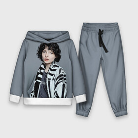 Детский костюм 3D (с толстовкой) с принтом finn wolfhard в городе Новоалтайск,  |  | finn wolfhard | очень странные дела | финн вулфард