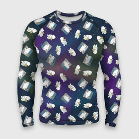 Мужской рашгард 3D с принтом ICe bear (pattern) в городе Новоалтайск,  |  | baby bears | bare bears | charle and bears | dsgngerzen | grizz | iсebear | panda | panpan | selfie panpan | vdgerir | вся правда о медведях