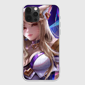 Чехол для iPhone 12 Pro Ари: в городе Новоалтайск, силикон | область печати: задняя сторона чехла, без боковых панелей | league of legends | ари | девушка | персонаж | рисунок