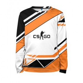 Детский лонгслив 3D с принтом Cs Go Asiimov Style #2 в городе Новоалтайск, 100% полиэстер | длинные рукава, круглый вырез горловины, полуприлегающий силуэт
 | asiimov | counter strike go | cs:go | games. | асимов | игры | контер страйк | контер страйк гоу | контра | кс гоу | сs go