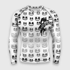 Мужской рашгард 3D с принтом FORTNITE X MARSHMELLO в городе Новоалтайск,  |  | fortnite | games | marshmello | игры | маршмелло | фортнайт