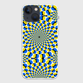 Чехол для iPhone 13 mini с принтом ИЛЛЮЗИЯ в городе Новоалтайск,  |  | abstract | abstraction | texture | абстракция | геометрия | иллюзия | обман зрения | оптический узор | текстура