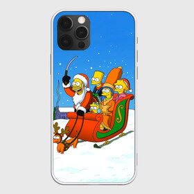 Чехол для iPhone 12 Pro Max с принтом Simpsons New Year в городе Новоалтайск, Силикон |  | Тематика изображения на принте: bart | christmas | family | homer | lisa | maggie | marge | new | santa | simpson | simpsons | snow | thesimpsons | xmas | year | барт | гомер | лиза | мардж | мегги | санта | семья | симпсоны