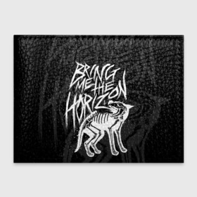 Обложка для студенческого билета с принтом Bring Me the Horizon в городе Новоалтайск, натуральная кожа | Размер: 11*8 см; Печать на всей внешней стороне | Тематика изображения на принте: bmth | bring me the horizon | horizon | группы | музыка | рок