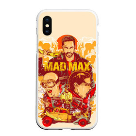 Чехол для iPhone XS Max матовый с принтом Безумный Макс в городе Новоалтайск, Силикон | Область печати: задняя сторона чехла, без боковых панелей | mad max. боевик | байкер | бандит | постапокалипсис | пустыня
