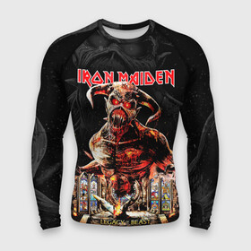 Мужской рашгард 3D с принтом Iron Maiden в городе Новоалтайск,  |  | Тематика изображения на принте: heavy metal | iron maiden | metal | айрон мейден | группы | метал | музыка | рок | хеви метал