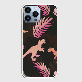 Чехол для iPhone 13 Pro Max с принтом Арт динозавры в городе Новоалтайск,  |  | Тематика изображения на принте: dinosaurs | динозавр | динозавры | животные | игрушки | мульт динозавры | мультяшки динозавры | тиранозавр