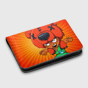 Картхолдер с принтом с принтом BRAWL STARS NITA в городе Новоалтайск, натуральная матовая кожа | размер 7,3 х 10 см; кардхолдер имеет 4 кармана для карт; | brawl stars | brawl stars nita | brawler | nita | бравл старз | бравлер | нита