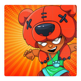 Магнитный плакат 3Х3 с принтом BRAWL STARS NITA в городе Новоалтайск, Полимерный материал с магнитным слоем | 9 деталей размером 9*9 см | Тематика изображения на принте: brawl stars | brawl stars nita | brawler | nita | бравл старз | бравлер | нита