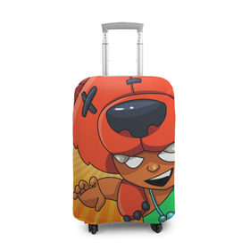Чехол для чемодана 3D с принтом BRAWL STARS NITA в городе Новоалтайск, 86% полиэфир, 14% спандекс | двустороннее нанесение принта, прорези для ручек и колес | brawl stars | brawl stars nita | brawler | nita | бравл старз | бравлер | нита