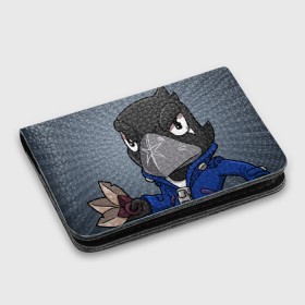 Картхолдер с принтом с принтом BRAWL STARS CROW в городе Новоалтайск, натуральная матовая кожа | размер 7,3 х 10 см; кардхолдер имеет 4 кармана для карт; | brawl stars | brawl stars crow | brawler | crow | бравл старз | бравлер | ворон