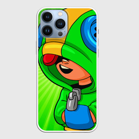 Чехол для iPhone 13 Pro Max с принтом BRAWL STARS LEON в городе Новоалтайск,  |  | Тематика изображения на принте: brawl stars | brawl stars leon | brawler | leon | бравл старз | бравлер | леон