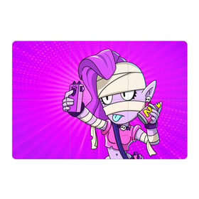 Магнитный плакат 3Х2 с принтом BRAWL STARS EMZ в городе Новоалтайск, Полимерный материал с магнитным слоем | 6 деталей размером 9*9 см | Тематика изображения на принте: brawl stars | brawl stars emz | brawler | emz | бравл старз | бравлер | эмз