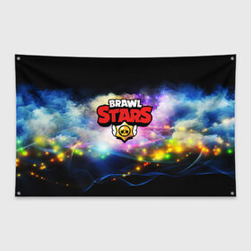 Флаг-баннер с принтом Brawl Stars в городе Новоалтайск, 100% полиэстер | размер 67 х 109 см, плотность ткани — 95 г/м2; по краям флага есть четыре люверса для крепления | 2020 | android | brawl stars | crow | games | leon | mobile game | stars | бравл старс | ворон | игры | леон | мобильные игры