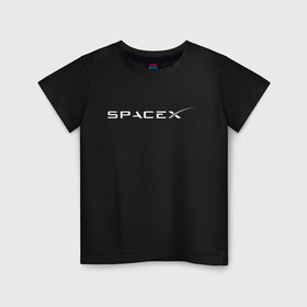 Детская футболка хлопок с принтом SPACEX - ИЛОН МАСК (НА СПИНЕ). в городе Новоалтайск, 100% хлопок | круглый вырез горловины, полуприлегающий силуэт, длина до линии бедер | elon musk | spacex | американский предприниматель | изобретатель | илон маск | инвестор | инженер