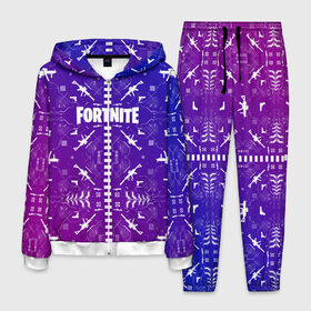 Мужской костюм 3D с принтом Fortnite в городе Новоалтайск, 100% полиэстер | Манжеты и пояс оформлены тканевой резинкой, двухслойный капюшон со шнурком для регулировки, карманы спереди | battle | fortnite | game | pubg | royale | битва | игра | королевская | пабг | пубг | фортнайт | фортнит | фортнут