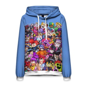 Мужская толстовка 3D с принтом Brawl Stars персонажи в городе Новоалтайск, 100% полиэстер | двухслойный капюшон со шнурком для регулировки, мягкие манжеты на рукавах и по низу толстовки, спереди карман-кенгуру с мягким внутренним слоем. | brawl stars | crow | game | leon | бравл | бравл стар | бравл старс | ворон | ворона | детская | детям | игра | компьютерная игра | кров | леон | персонаж | развлечение