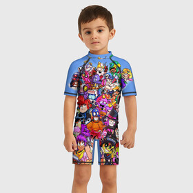 Детский купальный костюм 3D с принтом Brawl Stars персонажи в городе Новоалтайск, Полиэстер 85%, Спандекс 15% | застежка на молнии на спине | brawl stars | crow | game | leon | бравл | бравл стар | бравл старс | ворон | ворона | детская | детям | игра | компьютерная игра | кров | леон | персонаж | развлечение