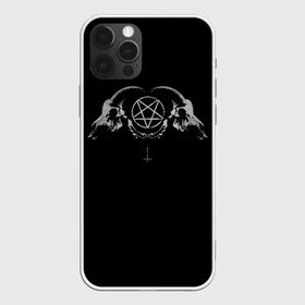 Чехол для iPhone 12 Pro Max с принтом Черепа (+Спина) в городе Новоалтайск, Силикон |  | Тематика изображения на принте: зло | крест | пентаграмма | черепа | черепа животных