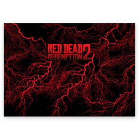 Поздравительная открытка с принтом Red Dead Redemption 2 в городе Новоалтайск, 100% бумага | плотность бумаги 280 г/м2, матовая, на обратной стороне линовка и место для марки
 | john marston | rdr2 | red dead | red dead redemption 2 | redemption 2 | rockstar | вестерн | выкуп | запад | ковбой | красный | мертвый | приключения | шутер