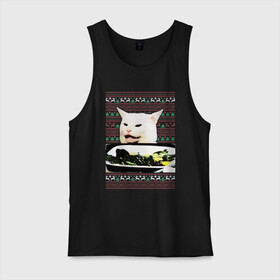 Мужская майка хлопок с принтом Woman yelling at Cat meme в городе Новоалтайск, 100% хлопок |  | девушка кричит на кота | кот за столом | кот за столом мем | кричат на кота | кричат на кота мем | мем кот за столом | мем кричат на кота