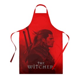 Фартук 3D с принтом The Witcher в городе Новоалтайск, 100% полиэстер | общий размер — 65 х 85 см, ширина нагрудника — 26 см, горловина — 53 см, длина завязок — 54 см, общий обхват в поясе — 173 см. Принт на завязках и на горловине наносится с двух сторон, на основной части фартука — только с внешней стороны | gerald | geralt | henry cavill | netflix | the witcher | wild hunt | witcher | ведьмак | ведьмак сериал | генри кавилл | геральд | дикая охота | нетфликс